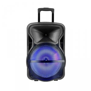 Głośnik Przenośny V-TAC 35W Mikrofon, RGB, PILOT, USB, Micro SD & FM Radio, na kółkach 510x320x295 VT-6213