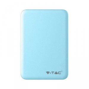 Power Bank V-TAC 5000mAh Niebieski 63x94x15mm VT-3503