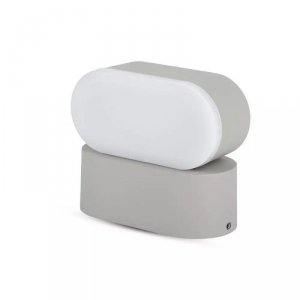 Kinkiet Ścienny V-TAC 6W LED Szary IP65 Obrotowy 350st VT-816 4000K 660lm
