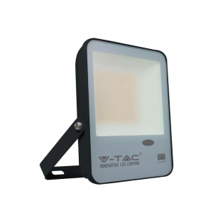Projektor LED V-TAC 50W Czujnik Światła SAMSUNG CHIP 100Lm/W Czarny VT-57 4000K 5000lm 5 Lat Gwarancji