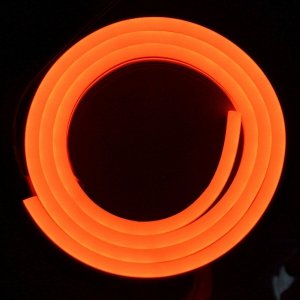 NEON LED 12V SILICONE 6x12 R1 POMARAŃCZOWY IP67