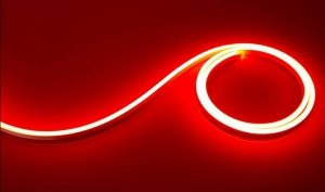 NEON LED 12V 8X16 PCV 1M CZERWONY IP67