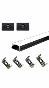 PROFIL LP-2010 NAWIERZCHNIOWY CZARNY ZESTAW 2M