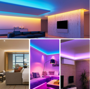 Taśma LED COB RGB Cyfrowy 24V 15W 576 LED/m 1m