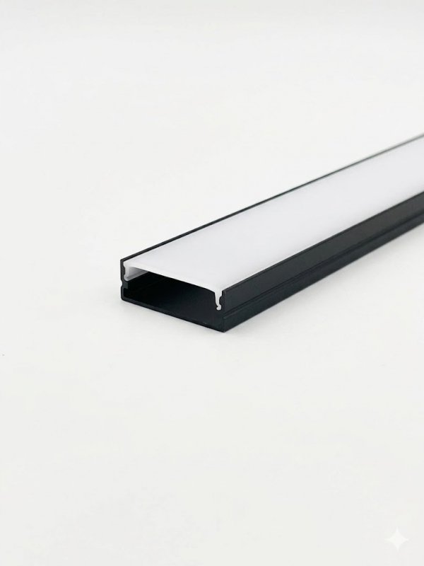 PROFIL LP-3010 CZARNY SZEROKI NAWIERZCHNIOWY ZESTAW 2M.