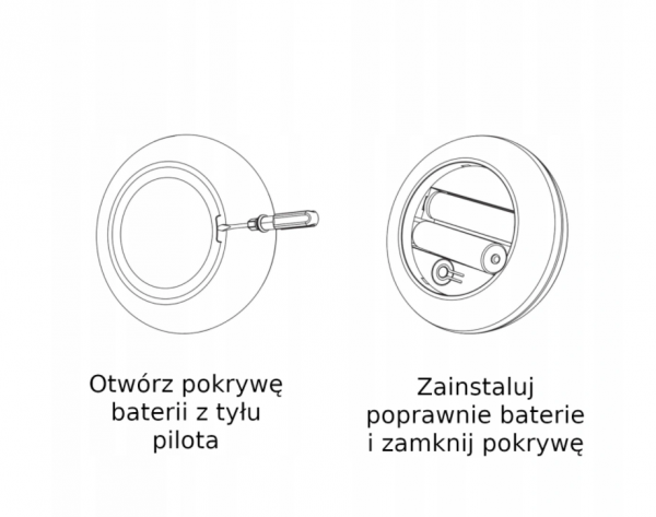 Pilot do LED naścienny PANEL RGB+CCT 1 strefa S2-B Miight