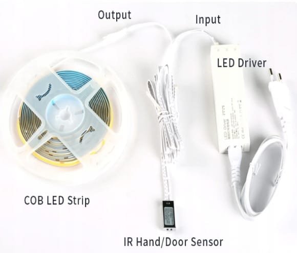 Włącznik IR DO LED do SZAF DRZWI SZUFLAD 5-24V 60W