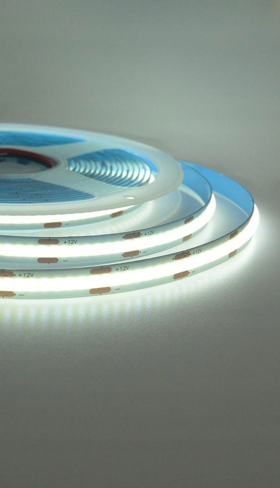 TAŚMA LED COB 24V LINIA ŚWIATŁA 480 ZIMNA 12W/1M.