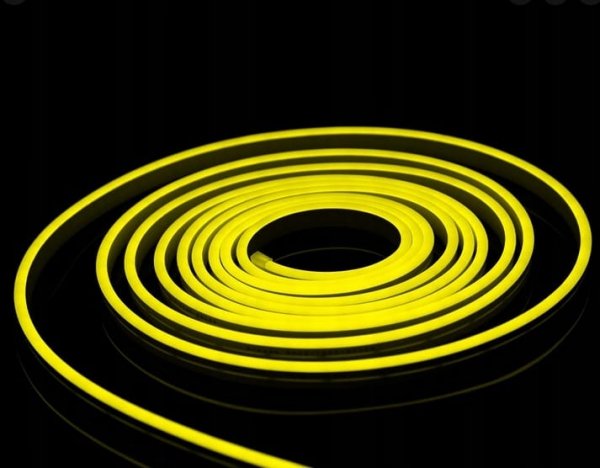 NEON LED 12V 8X16 PCV 1M LEMON YELLOW IP67