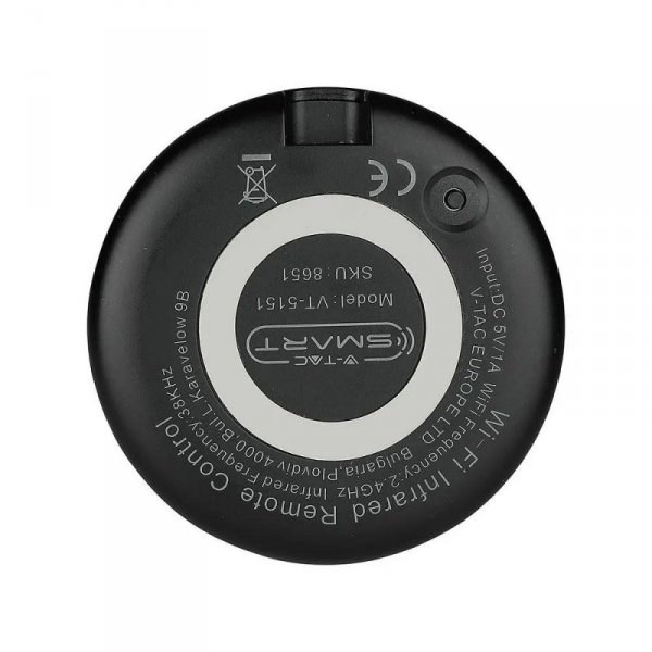 Sterowanie Uniwersalne Zdalne IR V-TAC SMART WiFi Podczerwień SMART Life Alexa Google Home VT-5151