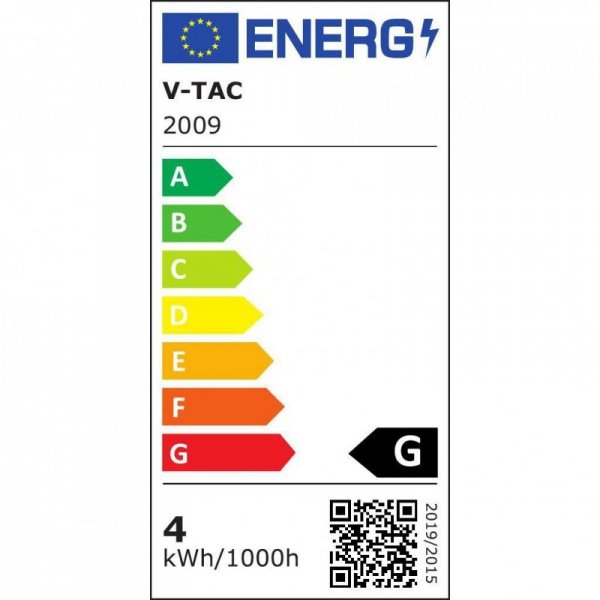 Taśma LED V-TAC 12V SMD3528 300LED IP20 3,6W/m VT-3528 60-IP20 Kolor Żółty 400lm
