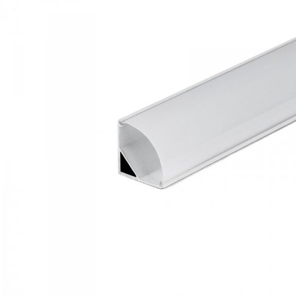 Profil Aluminiowy V-TAC 2mb Biały, Klosz Mleczny, Kątowy VT-8109-W 5 Lat Gwarancji