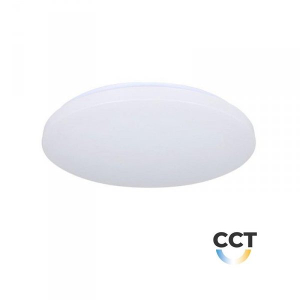 Plafon V-TAC 18W Mleczny Zmiana Koloru CCT fi.310 VT-8418 3000K-6400K 1800lm