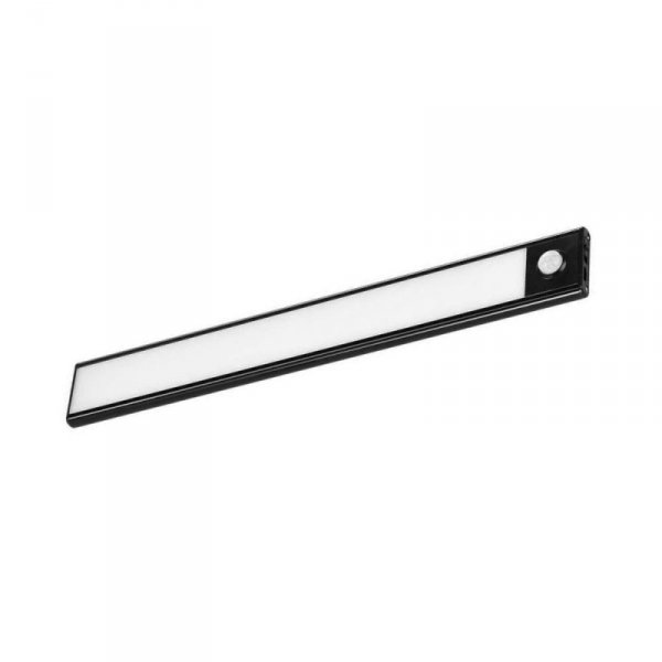 Oprawa podszafkowa V-TAC 2W LED czarna czujnik ruchu ładowanie USB 40cm VT-8142 3000K 160lm