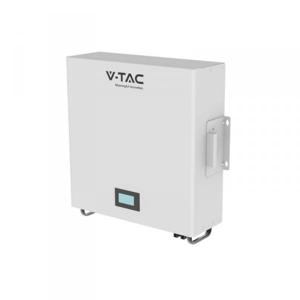 Magazyn bank energii V-TAC ścienny/rack 5,12kWh 51,2V 100Ah VT-48100E-W 10 lat gwarancji
