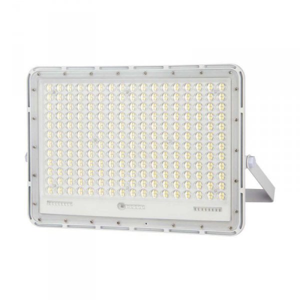 Naświetlacz LED solarny V-TAC 30W pilot auto timer IP65 biały VT-240W-W 4000K 2600lm