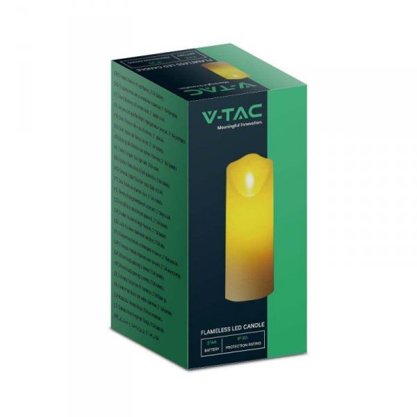 świeczka LED V-TAC candle 53x150mm VT-7568 2700K