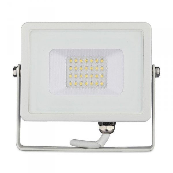 Projektor LED V-TAC 20W SAMSUNG CHIP Biały VT-20-W 6400K 1600lm 5 Lat Gwarancji