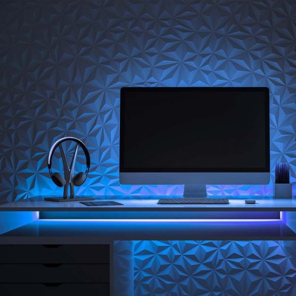 Taśma LED V-TAC Bezpunktowa COB 320LED 24V IP67 10W/m VT-COB 320 Kolor Niebieski