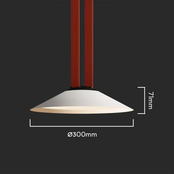 Oprawa spot szynoprzewód taśmowy 48V V-TAC 20W LED 120st biały VT-41120 3000K 1100lm 3 lata gwarancji