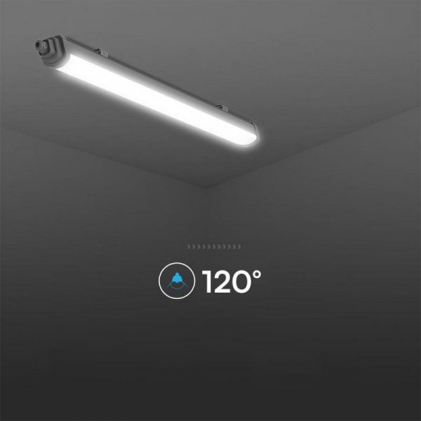 Oprawa Hermetyczna LED V-TAC SAMSUNG CHIP GT-SERIES 60cm 18W 120Lm/W VT-12017 4000K 2160lm 3 Lata Gwarancji