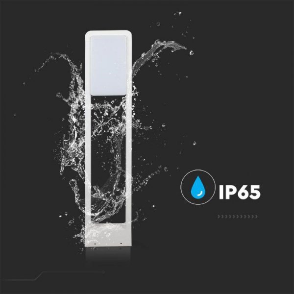 Słupek ogrodowy V-TAC 10W LED SAMSUNG CHIP biały IP65 80cm VT-33 4000K 900lm 3 lata gwarancji