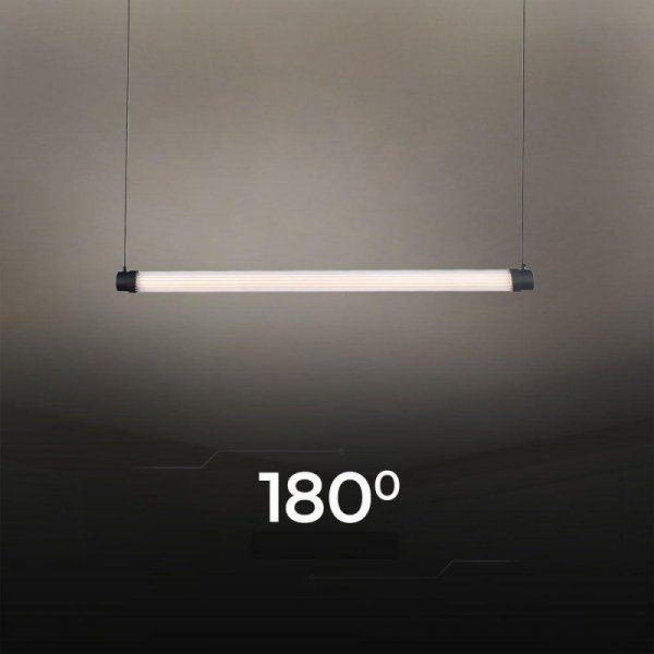 Oprawa Zwieszana V-TAC 10W LED Czarna 100cm VT-7992 3000K 1300lm