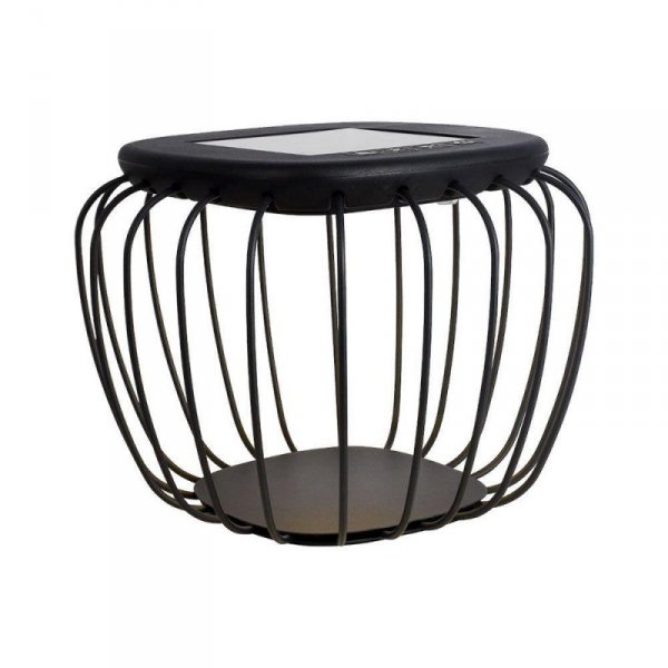 Przenośna Lampa Solarna Druciak V-TAC 1W LED IP44 Zmiana Barwy Czarna 42x30cm VT-7993 3000K-6000K 120lm
