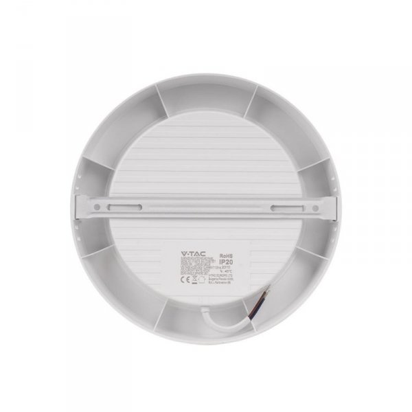 Panel Natynkowy V-TAC 18W LED SAMSUNG CHIP Okrągły 215x30mm VT-60018RD-S 4000K 1980lm 5 Lat Gwarancji