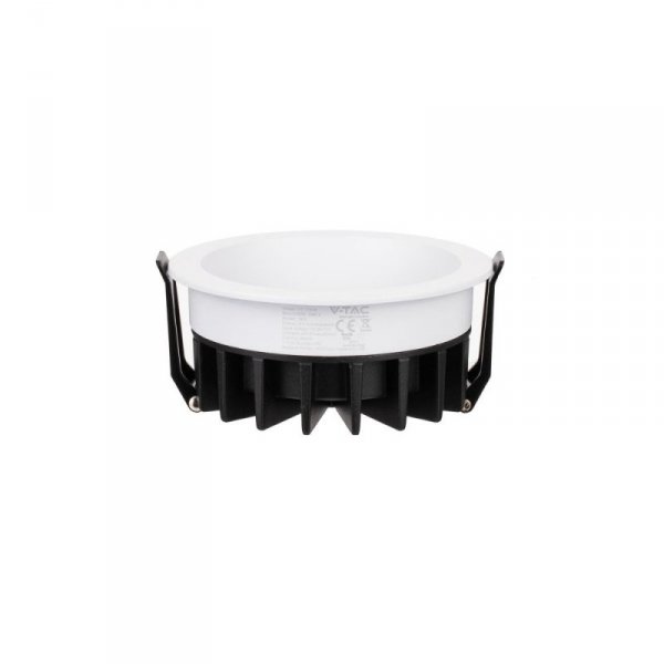 Oprawa V-TAC LED Downlight 12W BRIDGELUX CHIP CCT Biała Raster Antyolśnieniowy Plaster Miodu VT-17012 3000K-4000K-6400K 1180lm