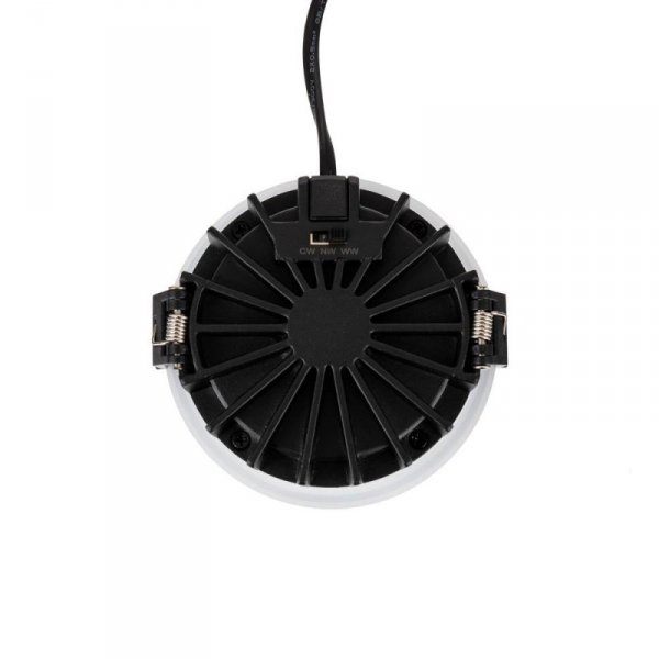 Oprawa V-TAC LED Downlight 12W BRIDGELUX CHIP CCT Biała Raster Antyolśnieniowy Plaster Miodu VT-17012 3000K-4000K-6400K 1180lm