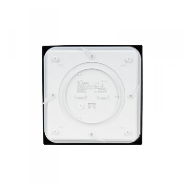 Plafon V-TAC 30W LED Kwadrat IP44 42x42cm Czarny VT-8630B-SQ 3000K 3000lm