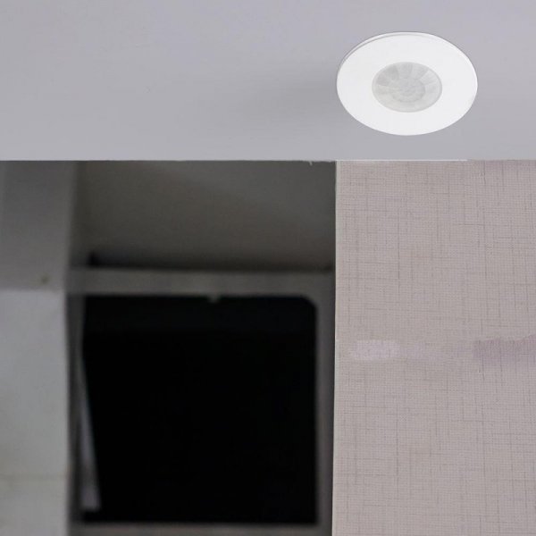Czujnik ruchu 360st wpuszczany okrągły biały 1000W LED IP54 V-TAC VT-81042 5 lat gwarancji