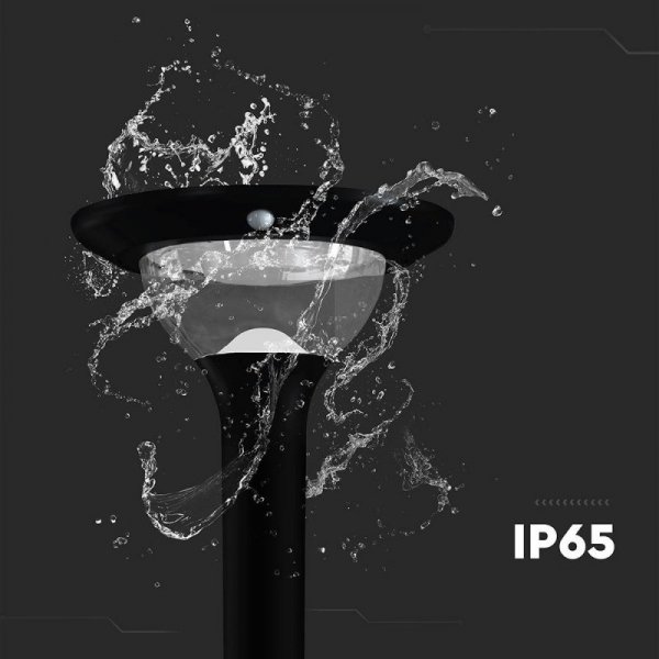 Oprawa ogrodowa V-TAC solarna 15W czujnik ruchu timer pilot CCT IP65 VT-12014CCT 3000K-4000K-6000K 2200lm 3 Lata gwarancji