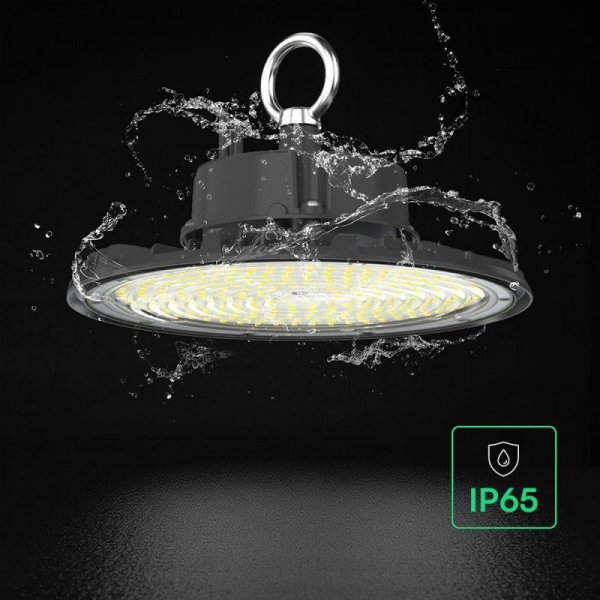 Oprawa V-TAC LED UFO high bay IP65 ALU 155Lm/W 150W 90st VT-91152 6500K 23250lm 5 lat gwarancji