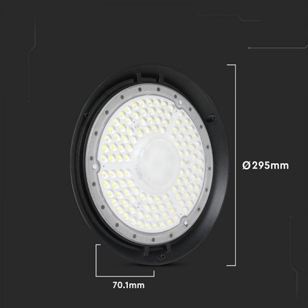Oprawa V-TAC 200W LED UFO high bay IP65 ALU 135Lm/W VT-92201-N 4000K 27000lm 5 lat gwarancji