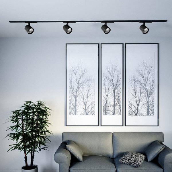 Oprawa szynoprzewód 3F V-TAC 30W LED CREE CHIP 36st czarna VT-11130 6500K 2845lm 6 lat gwarancji