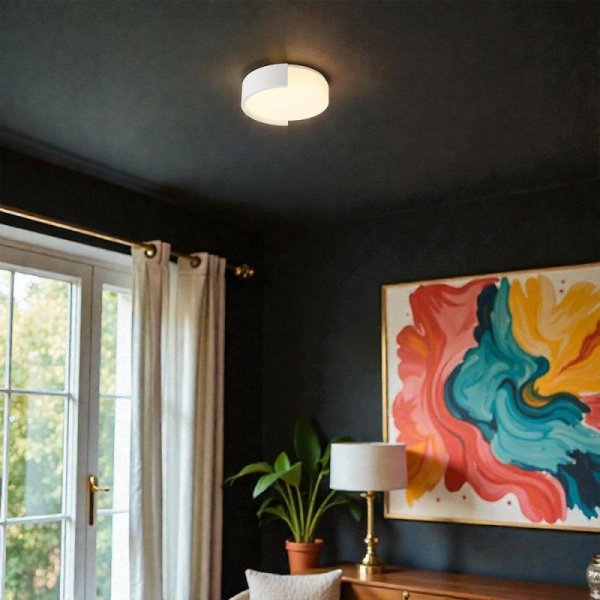 Oprawa sufitowa plafoniera V-TAC 63W LED 55cm 3w1 ściemnialna biała BT pilot CCT VT-84036 3000K-4000K-6000K 7200lm