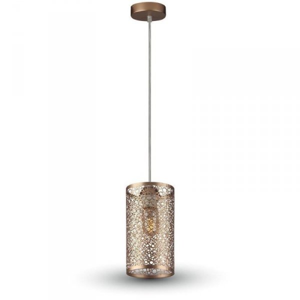 Oprawa zwieszana V-TAC tuba siatka szampański złoty VT-7131-CG 5 lat gwarancji