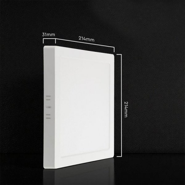 Panel natynkowy downlight V-TAC 18W LED CREE CHIP kwadrat 214x214mm VT-60018CCT 3000K-4000K-6500K 1980lm 6 lat gwarancji