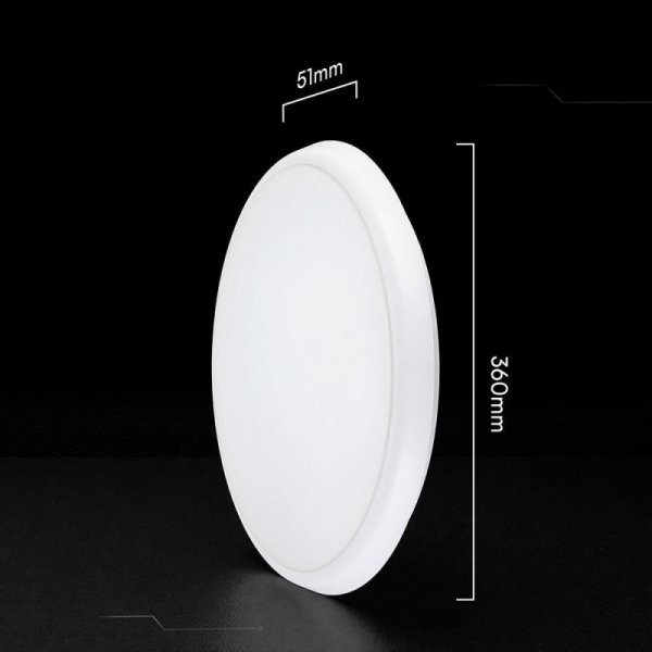 Oprawa sufitowa plafoniera V-TAC 40W LED CREE CHIP czujnik ruchu regulacja mocy i barwy 5w1 IP65 VT-8179 4400lm 6 lat gwarancji