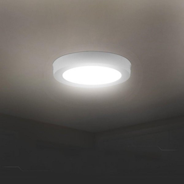 Panel natynkowy downlight V-TAC 12W LED CREE CHIP okrągły 167x30mm VT-60012CCT 3000K-4000K-6500K 1320lm 6 lat gwarancji