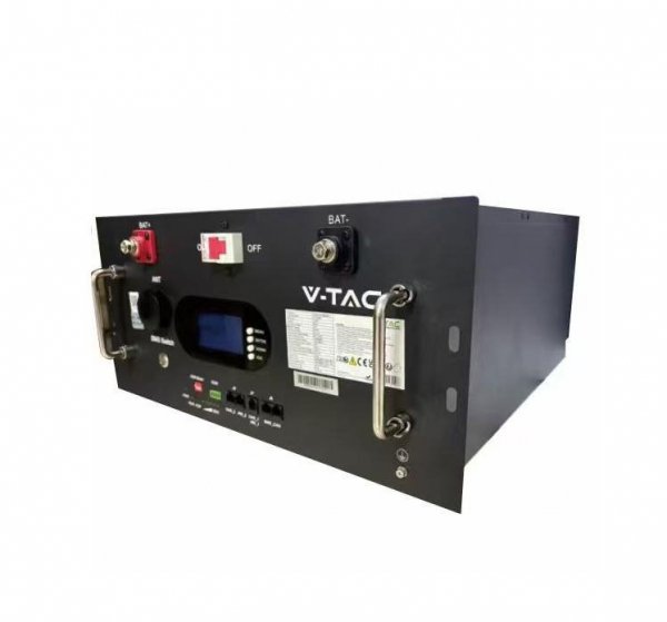 Magazyn bank energii V-TAC 9.6kWh 48V 200Ah LiFePO4 rack BMS VT-91600 10 lat gwarancji