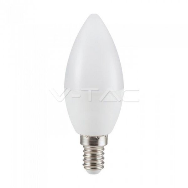 Żarówka LED V-TAC 5.5W E14 Świeczka (Opak. 6szt) VT-2246 6400K 470lm