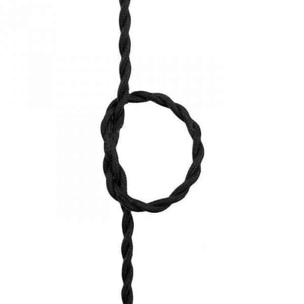 Linka Skręcana 2x0.75mm Czarna V-TAC 5 Lat Gwarancji