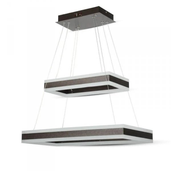 Oprawa Zwieszana LED V-TAC 100W Soft Light Chandelier Ściemnianie Kawowy VT-101-2D 3000K 8050lm 3 Lata Gwarancji