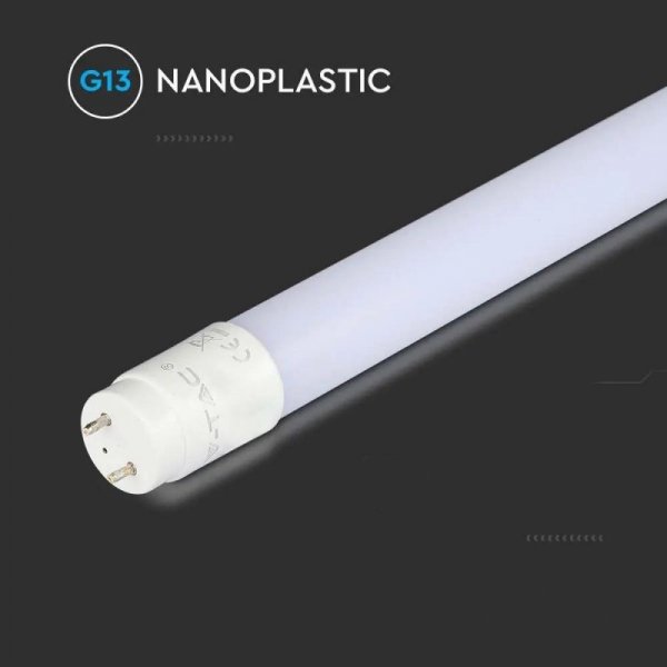 Tuba Świetlówka LED T8 V-TAC SAMSUNG CHIP 150cm 20W G13 Nano Plastic VT-151 6500K 2100lm 5 Lat Gwarancji