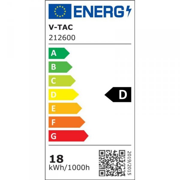 Taśma LED V-TAC SMD2835 1190LED 24V IP20 5mb 18W/m VT-2835 238 4000K 2430lm