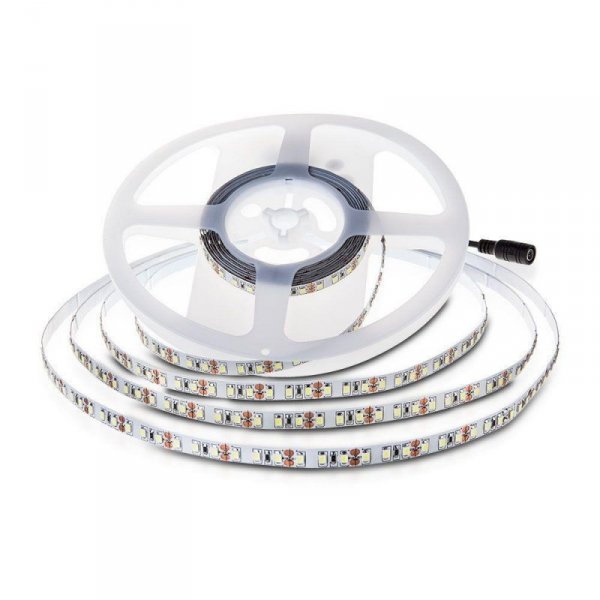 Taśma LED V-TAC SMD2835 1200LED 24V IP20 podwójne PCB 10mb 7,5W/m 120LED/m VT-2835-7.5 3000K 750lm