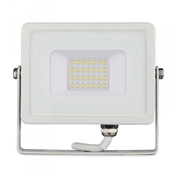 Projektor LED V-TAC 20W SAMSUNG CHIP Biały VT-20-W 3000K 1510lm 5 Lat Gwarancji